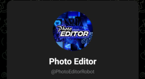 Photo Editor bot