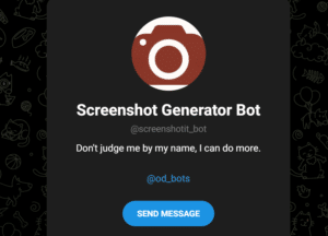 Screenshot Generator Bot